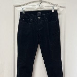 Ann Taylor Signature Black Velvet Jean Size 0P